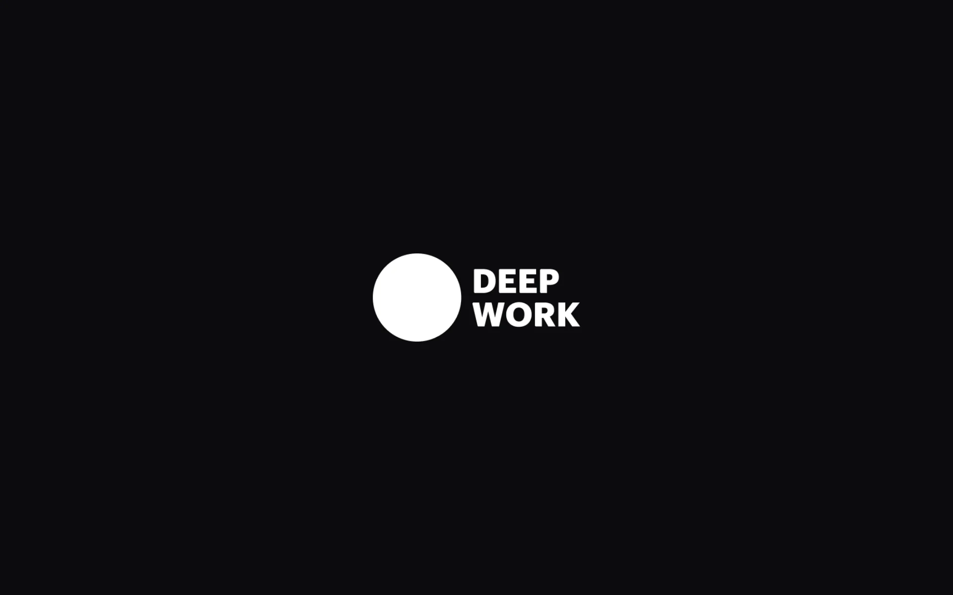 Deep Work